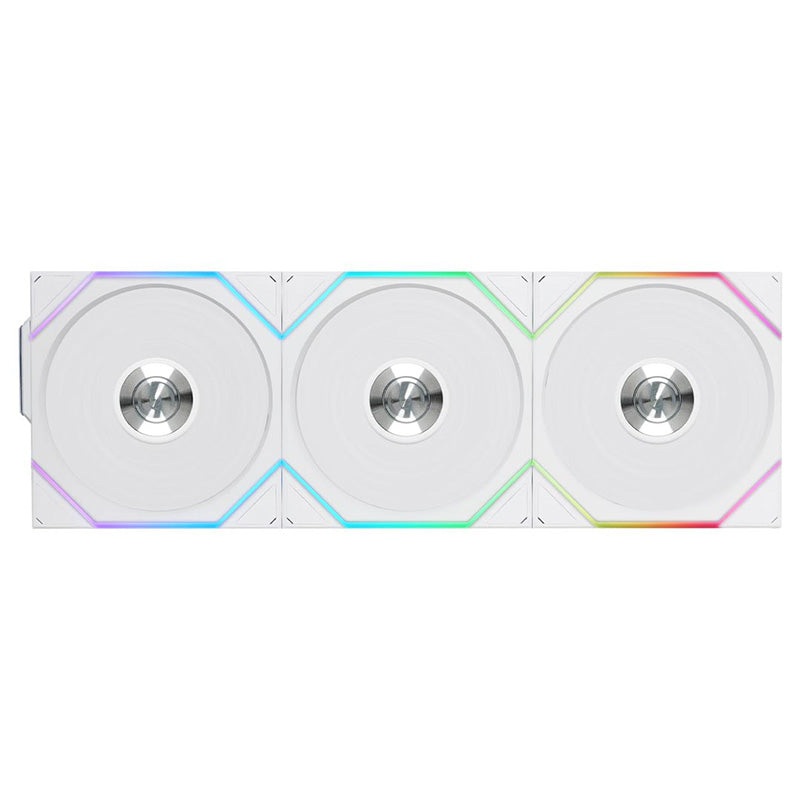 lian-li-uni-fan-tl-wireless-120mm-reverse-blade-fan-white-3-pack-12rtl1w3w Lian Li Uni Fan TL Wireless 120mm Reverse Blade Fan White - 3 Pack (12RTL1W3W)