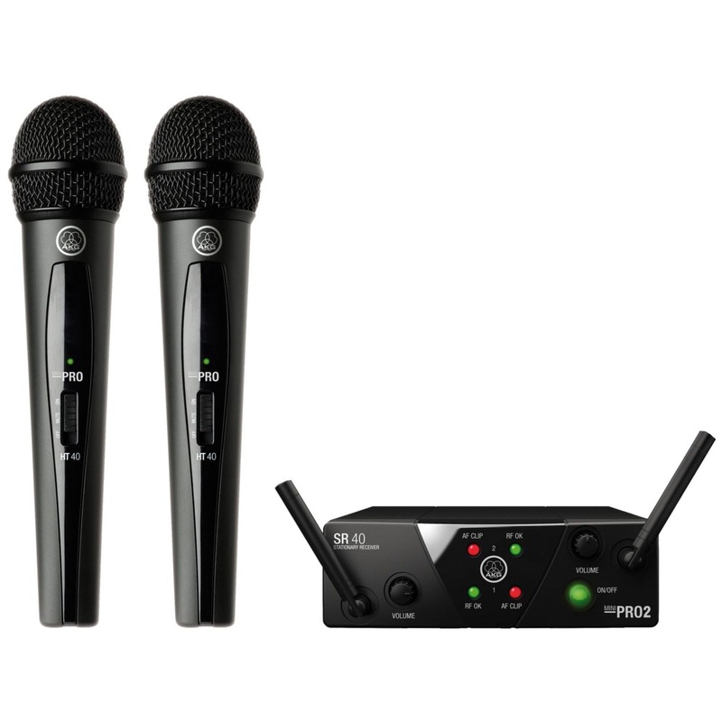 akg-wms40mini2-v-bd-dual-wireless-vocal-microphone-system-band-bd AKG WMS40MINI2-V-BD Dual Wireless Vocal Microphone System, Band BD