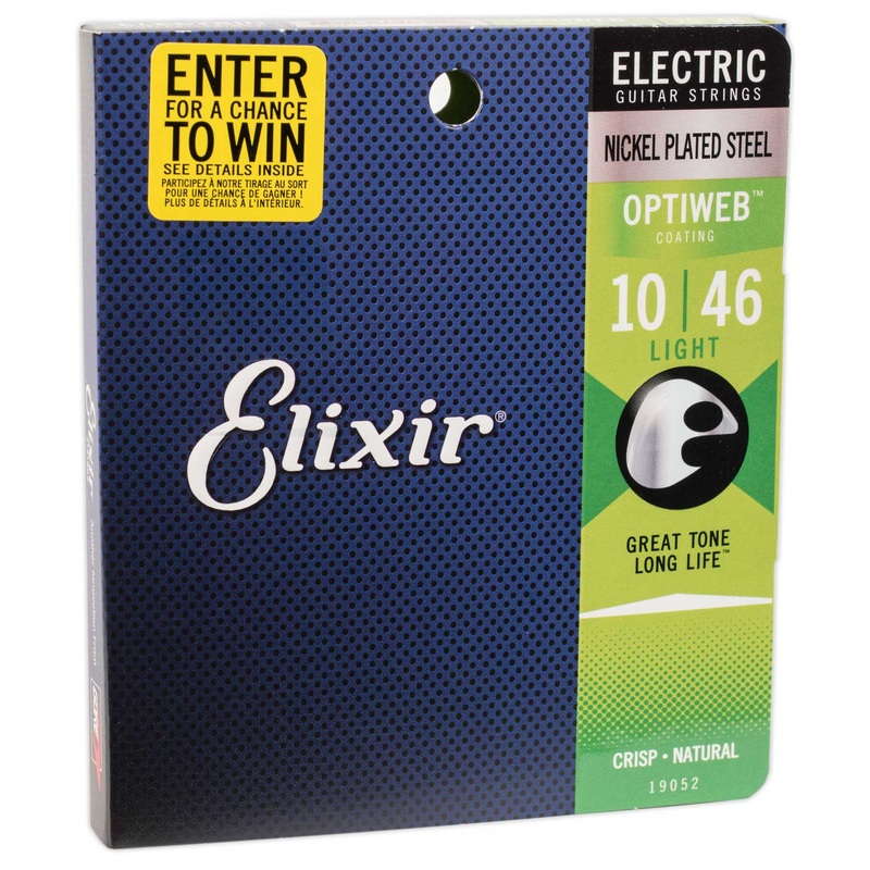 elixir-optiweb-electric-strings-light-10-46 ELIXIR OPTIWEB ELECTRIC STRINGS LIGHT 10-46