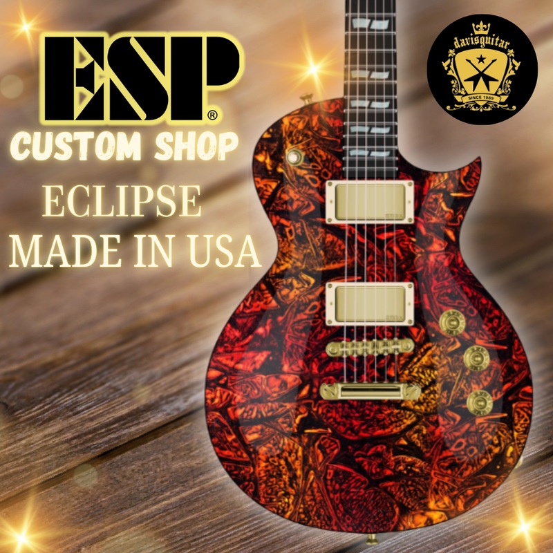 esp-usa-custom-shop-eclipse-seymour-duncan-hell-fire-electric-guitar-with-hardcase-preorder ESP USA Custom Shop Eclipse Seymour Duncan Hell Fire Electric Guitar with Hardcase - Preorder