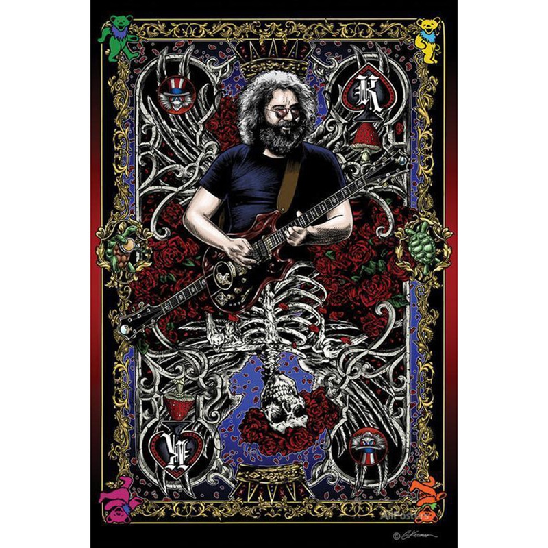 grateful-dead-play-the-jerry-card-jerry-garcia-poster Grateful Dead "Play the Jerry Card" Jerry Garcia Poster