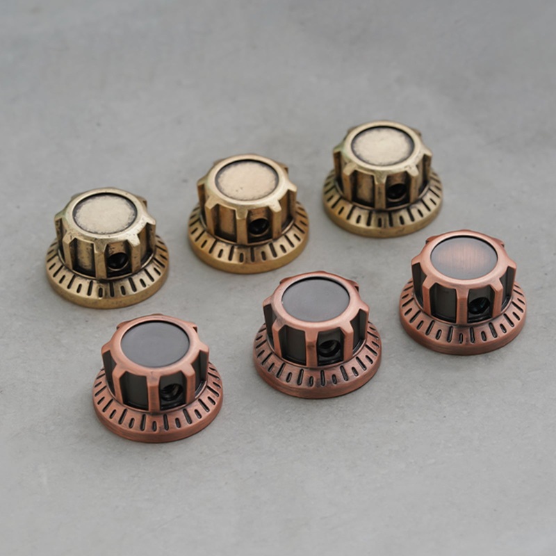 guyker-nkb-007-potentiometer-knob-set-gold-bronze-diameter-6mm-old-brass Guyker NKB-007 Potentiometer Knob Set Gold Bronze Diameter 6MM Old Brass