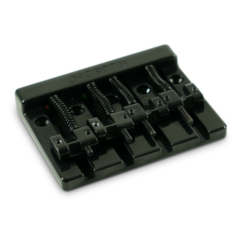 kluson-high-mass-4-string-bass-bridge-zinc-black Kluson High Mass 4 String Bass Bridge Zinc Black