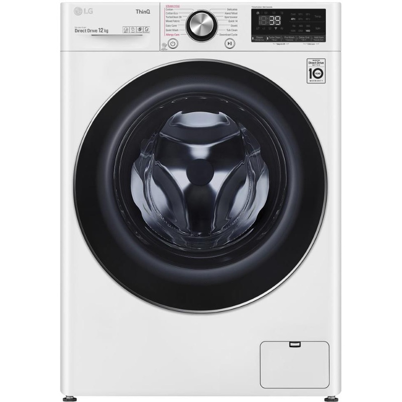 lg-wv9-1412w-series-9-12kg-front-load-washer-white LG WV9-1412W Series 9 12kg Front Load Washer (White)
