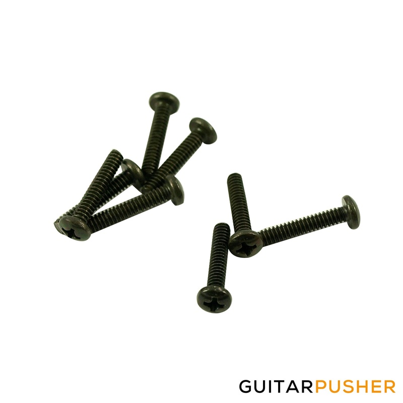 wd-single-coil-pickup-height-adjustment-screws-phillips-pan-head-8-pcs-black WD Single Coil Pickup Height Adjustment Screws - Phillips Pan Head (8 pcs.) Black