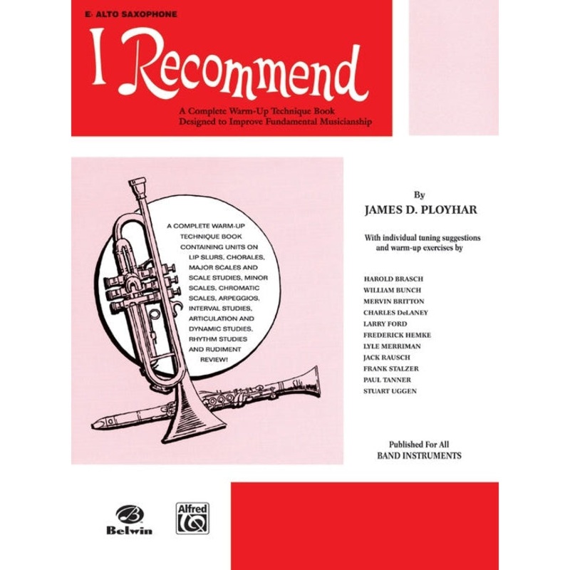 alfred-el02580-i-recommend-alto-sax Alfred EL02580 I Recommend - Alto Sax
