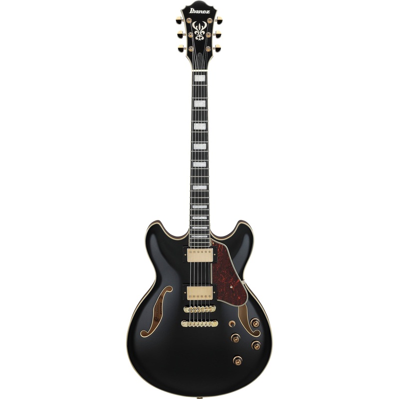ibanez-as93bcbk-artcore-expressionist-semi-hollow-hh-super-58-pu-black Ibanez AS93BCBK Artcore Expressionist Semi-Hollow, HH, Super 58 PU, Black