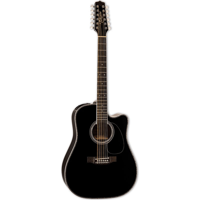 takamine-ef381dx-12-string-dreadnought-cutaway-acoustic-electric-guitar-black Takamine EF381DX 12-String Dreadnought Cutaway Acoustic-Electric Guitar - Black