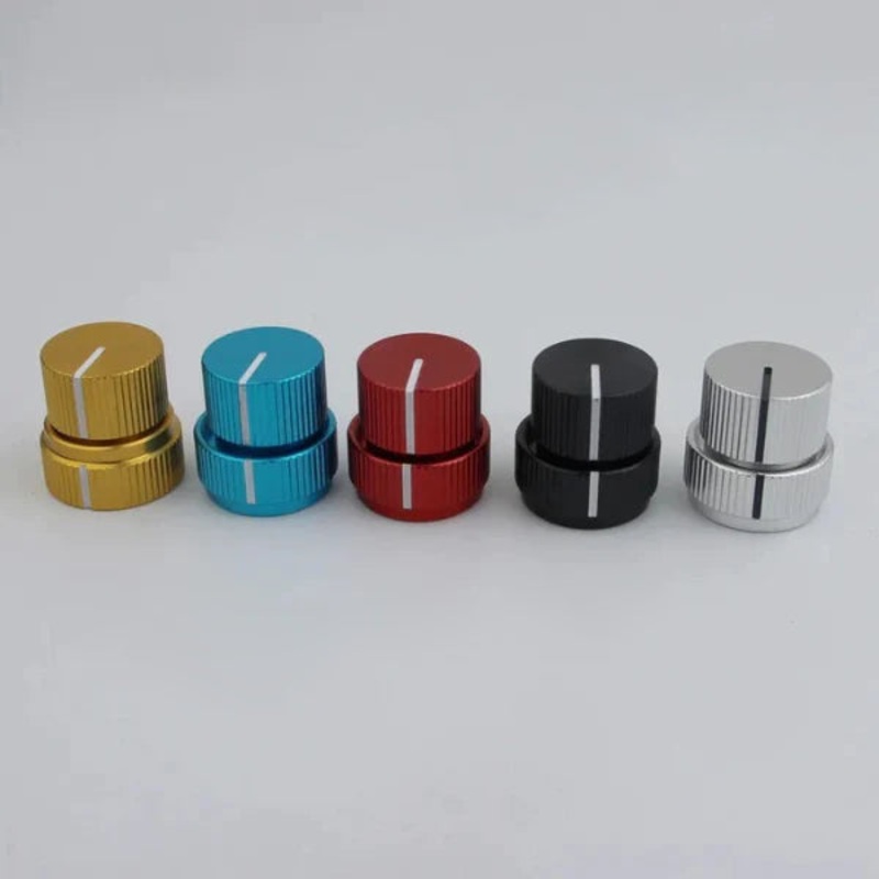 ckb002-1-piece-aluminum-dual-concentric-control-konb-for-electric-bass-available-in-five-colors-chrome CKB002 1 Piece Aluminum Dual Concentric Control Konb For Electric Bass Available In Five Colors Chrome