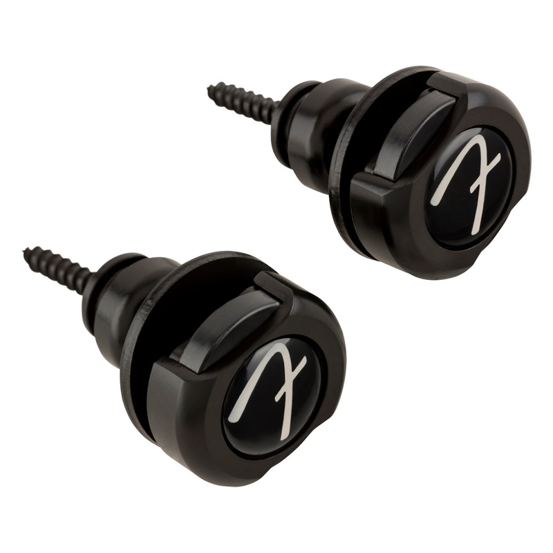 genuine-fender-infinity-f-strap-locks-set-of-two-2-black-099-0818-606 Genuine Fender Infinity "F" Strap Locks, set of two (2), Black 099-0818-606