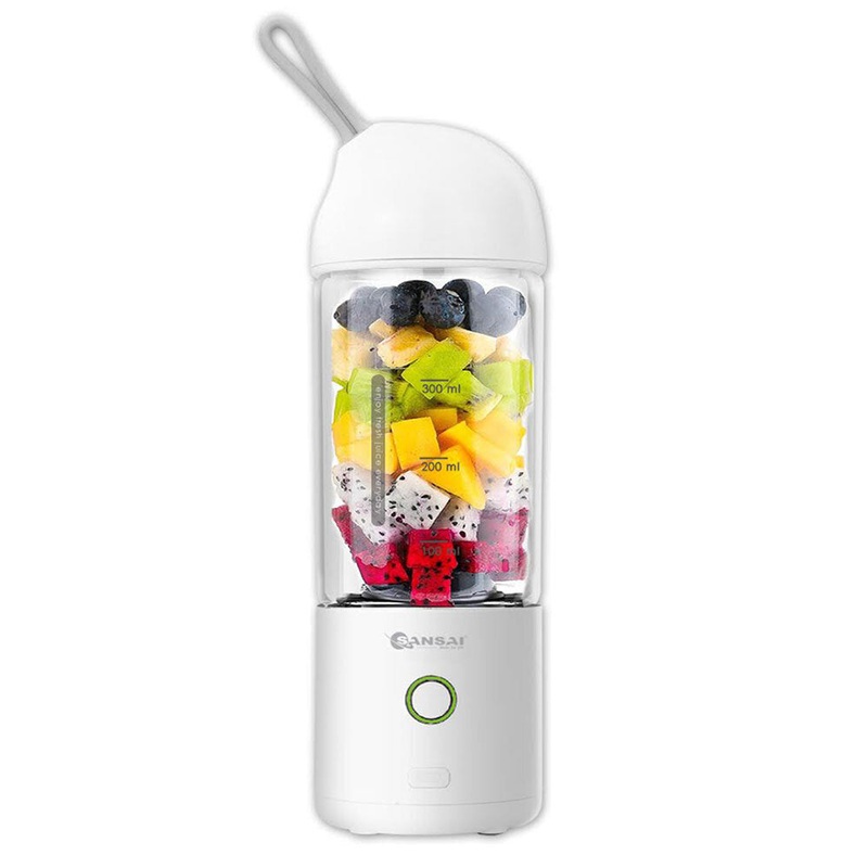 sansai-portable-rechargeable-blender-470ml-white Sansai Portable Rechargeable Blender 470ml (White)