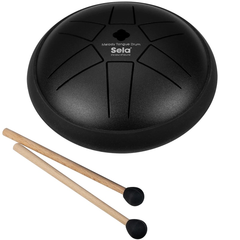 sela-se352-5-5-melody-tongue-drum-c-pentatonic-black Sela SE352 5.5" Melody Tongue Drum, C-Pentatonic, Black