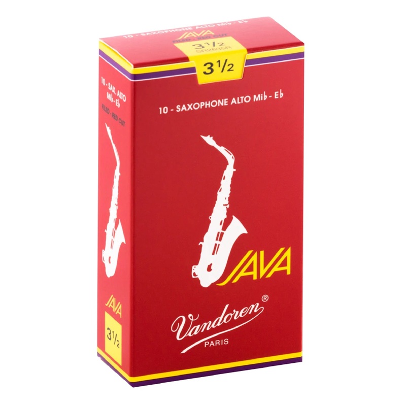 vandoren-sr2635r-java-red-alto-sax-reeds-strength-3-5-box-of-10 Vandoren SR2635R Java Red Alto Sax Reeds - Strength 3.5 (Box of 10)
