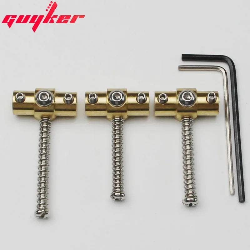 brass-swivel-guitar-bridge-saddles-with-wrench-for-tl-electric-guitar BRASS SWIVEL Guitar Bridge Saddles with Wrench for TL Electric Guitar