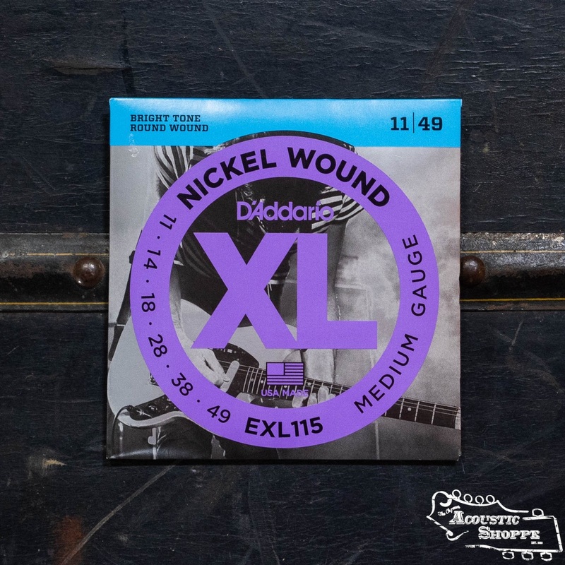 d-addario-exl115-nickel-wound-electric-guitar-strings-medium-blues-jazz-rock-11-49 D'Addario EXL115 Nickel Wound Electric Guitar Strings, Medium/Blues-Jazz Rock, 11-49