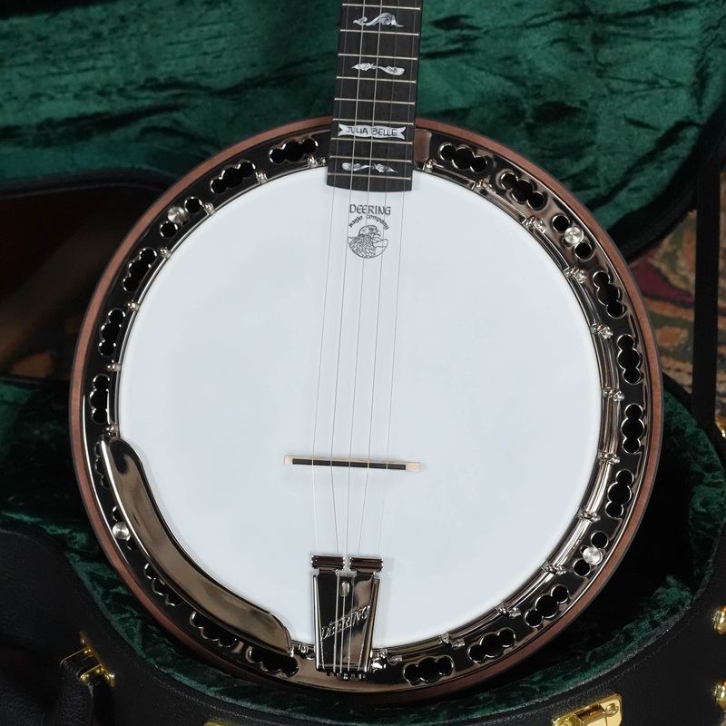 deering-julia-belle-5-string-resonator-banjo-w-spikes-installed-0067 Deering Julia Belle 5 String Resonator Banjo w/Spikes Installed #0067
