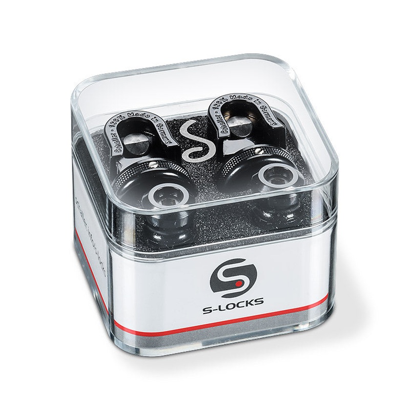 genuine-schaller-latest-s-lock-straplock-pair-black-made-in-germany Genuine Schaller latest S-Lock Straplock, pair - Black Made in Germany