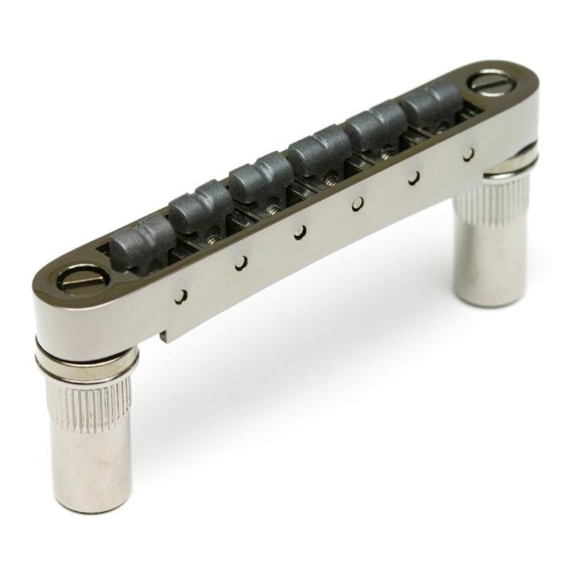 graphtech-string-saver-resomax-nv2-autolock-bridge-6mm-black-nickel-ps-8863-bn Graphtech String Saver Resomax NV2 Autolock Bridge 6mm-Black Nickel PS-8863-BN
