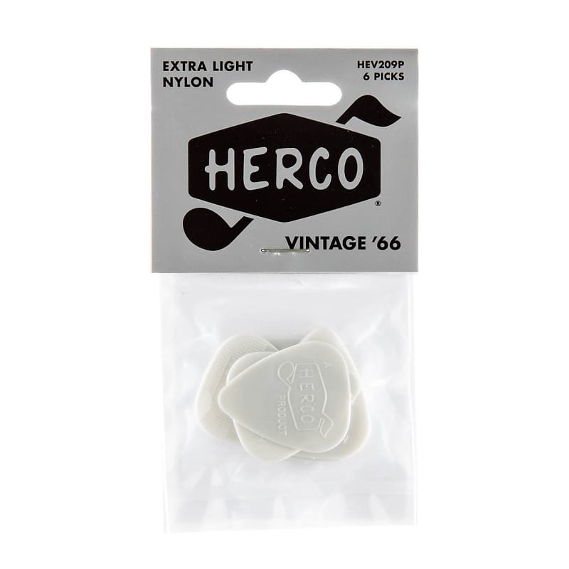 herco-vintage-66-picks-extra-light-picks-6-pack-hev209 Herco Vintage '66 Picks Extra Light Picks, 6 Pack- HEV209
