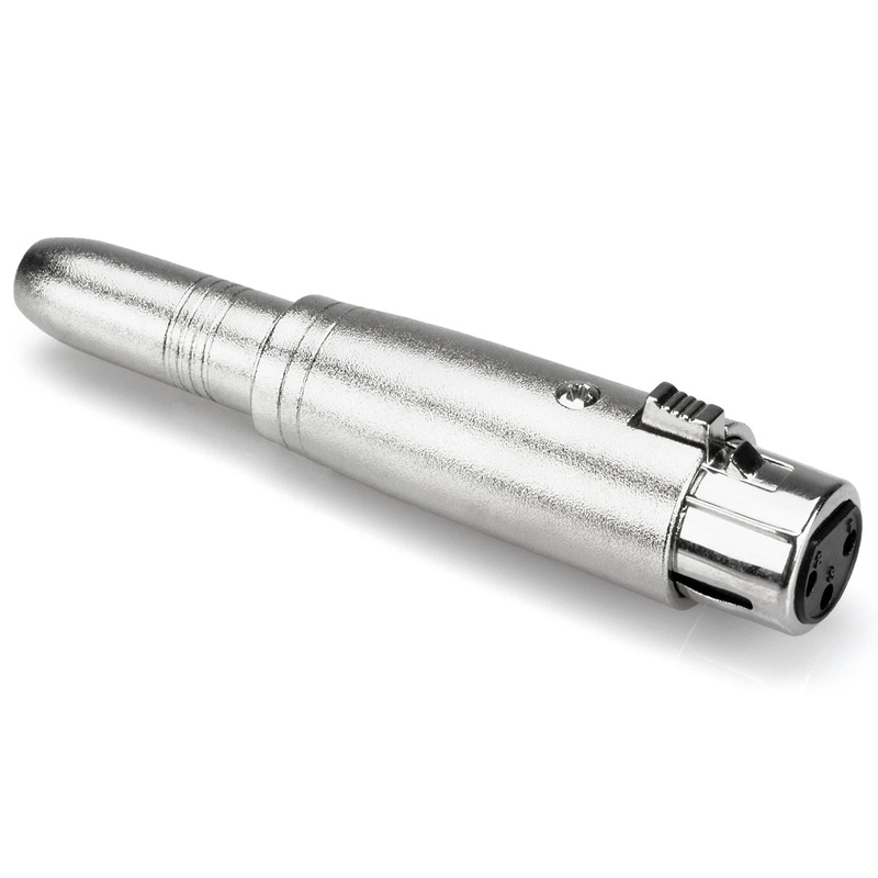 hosa-gxj-183-adaptor-1-4-in-trs-to-xlr3f-loc-1m Hosa GXJ-183 Adaptor 1/4 in TRS to XLR3F (Loc:1M)