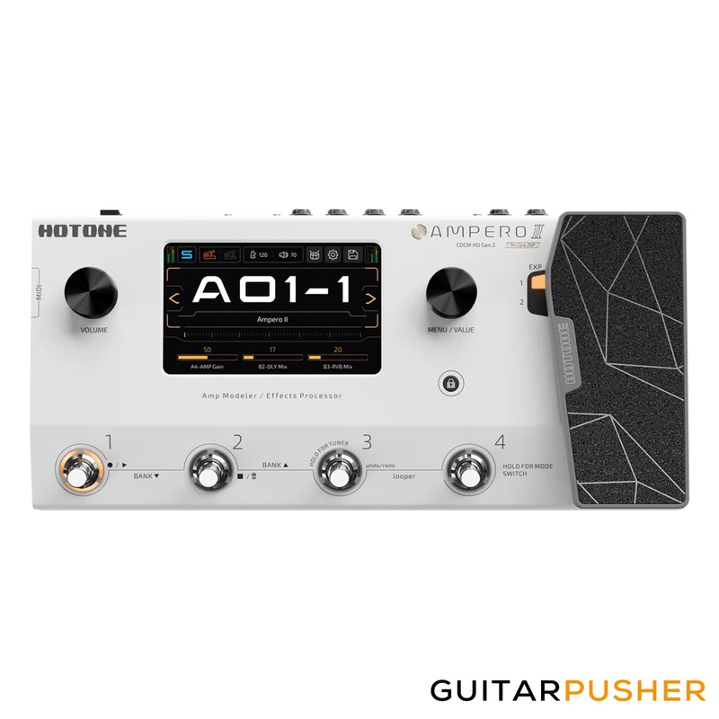 hotone-mp-350-ampero-ii-amp-modeler-multi-effects-processor Hotone MP-350 Ampero II Amp Modeler & Multi-Effects Processor