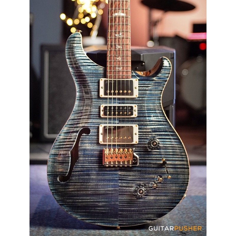 prs-guitars-usa-40th-anniversary-special-semi-hollow-ltd-ed-electric-guitar-faded-whale-blue-artist-grade-top PRS Guitars USA 40th Anniversary Special Semi-Hollow Ltd. Ed. Electric Guitar (Faded Whale Blue - Artist Grade Top)