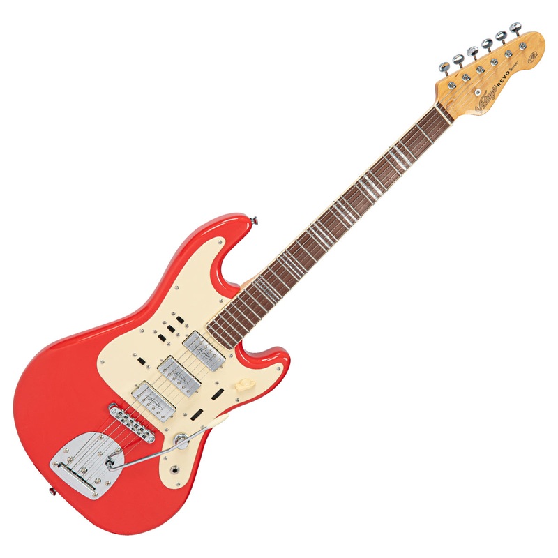 vintage-revo-series-galactica-electric-guitar-firenza-red Vintage REVO Series Galactica Electric Guitar ~ Firenza Red