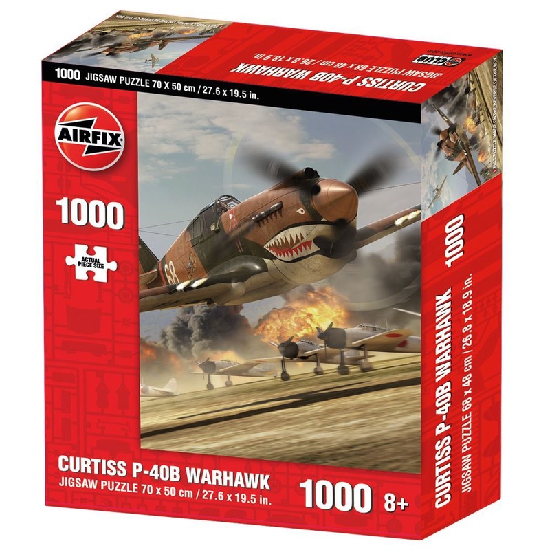 1000pc-airfix-curtiss-p-40b-warhawk 1000pc Airfix Curtiss P-40B Warhawk