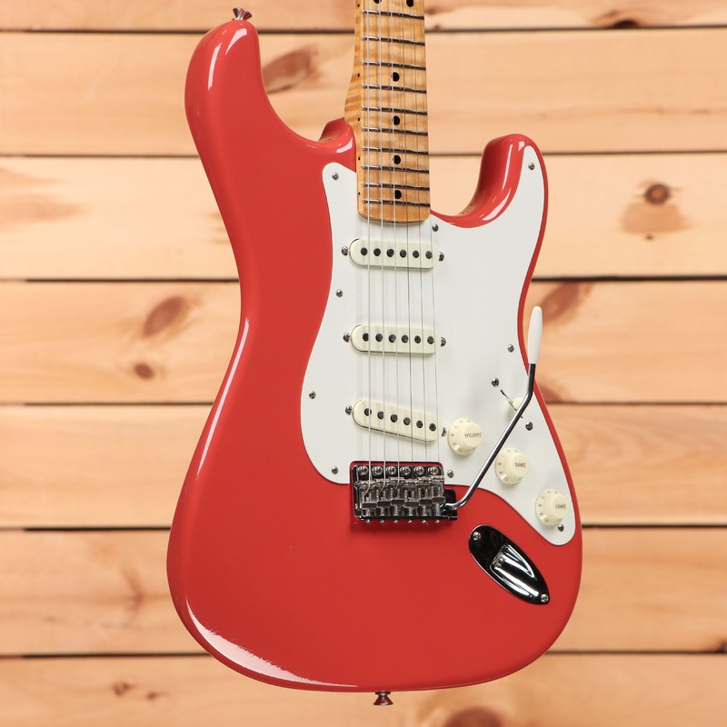 fender-custom-shop-limited-1959-dual-mag-stratocaster-deluxe-closet-classic-aged-tahitian-coral Fender Custom Shop Limited 1959 Dual-Mag Stratocaster Deluxe Closet Classic - Aged Tahitian Coral