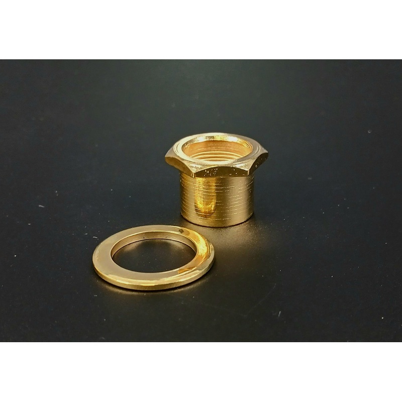 genuine-hipshot-bass-tuner-adapter-bushing-gold-1-2-usa-ultralite-to-5-8-16mm-headstock-hole-0206629nut-g Genuine Hipshot Bass Tuner ADAPTER BUSHING GOLD - 1/2" USA ULTRALITE to 5/8" (16mm ) Headstock Hole - 0206629NUT-G
