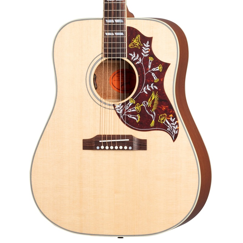 gibson-hummingbird-faded-50s-acoustic-electric-guitar-natural Gibson Hummingbird Faded 50s Acoustic-Electric Guitar - Natural