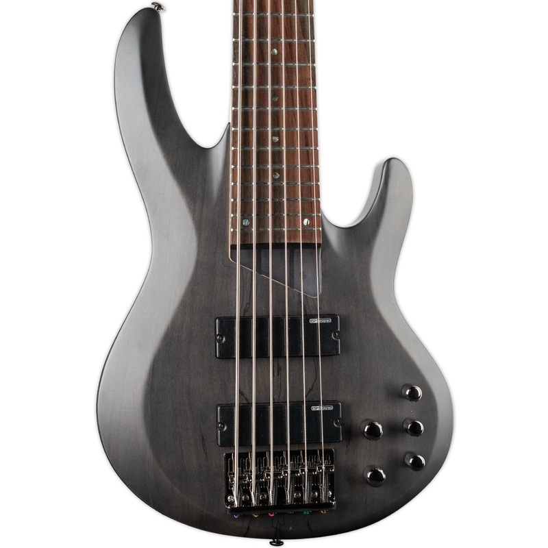 ltd-b-206sm-see-thru-black-satin-6-string-bass LTD B-206SM SEE THRU BLACK SATIN 6-STRING BASS