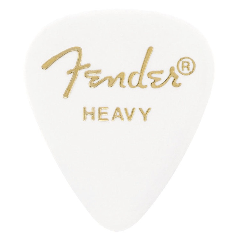 fender-351-shape-classic-celluloid-picks-heavy-white-6-pack Fender 351 Shape Classic Celluloid Picks Heavy - White, 6-pack
