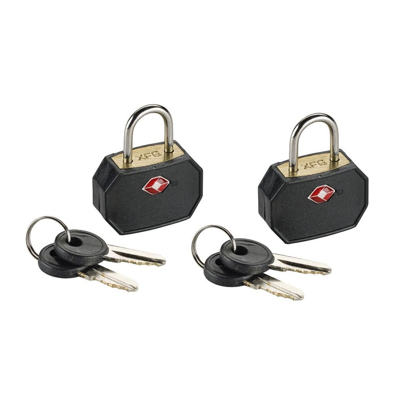 lewis-n-clark-1-pack-of-2-tsa-key-locks-luggage-travel-padlock-keyed-black Lewis N. Clark 1 Pack of 2 TSA Key Locks Luggage Travel Padlock Keyed (Black)