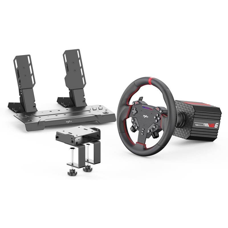 pxn-vd6-direct-drive-6nm-racing-wheel-bundle-for-pc PXN VD6 Direct Drive 6Nm Racing Wheel Bundle for PC
