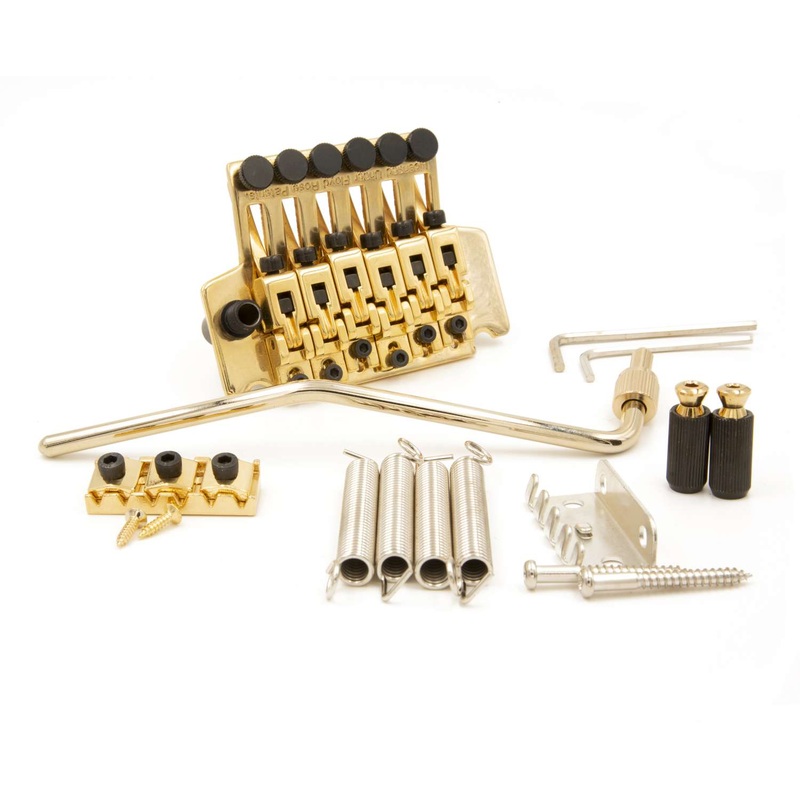 tone-ninja-licensed-floyd-rose-double-locking-low-profile-trem-w-nut-gold Tone Ninja Licensed Floyd Rose Double Locking Low Profile Trem w/nut, Gold