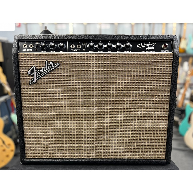 1964-fender-vibrolux-non-reverb-eminence-wizard-speaker 1964 Fender Vibrolux Non-Reverb *Eminence Wizard Speaker*
