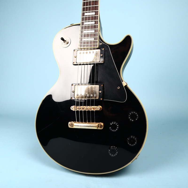 1989-epiphone-les-paul-custom-lpc-80-open-book-ebony-1st-year 1989 Epiphone Les Paul Custom LPC-80 Open Book Ebony 1st Year