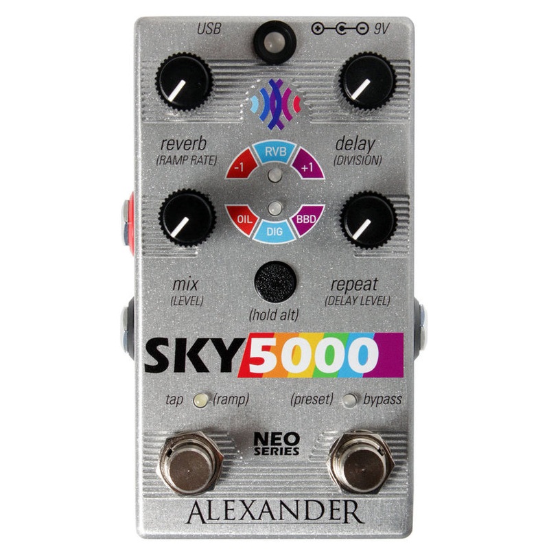 alexander-pedals-sky5000-delay-and-reverb Alexander Pedals Sky5000 Delay and Reverb