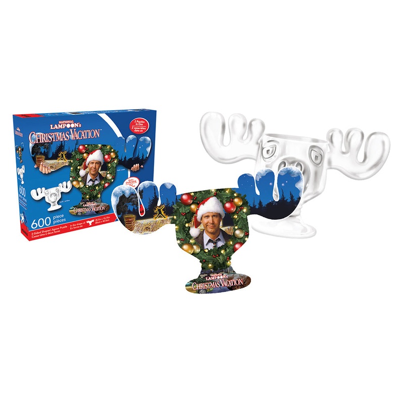 aquarius-600pc-christmas-vacation-moose-mug-collage-2-side-jigsaw-puzzle-14y Aquarius 600pc Christmas Vacation Moose Mug & Collage 2-Side Jigsaw Puzzle 14y+