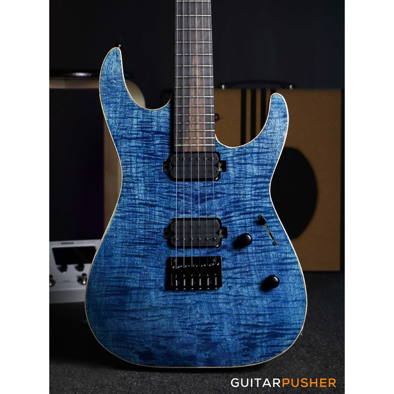 edwards-e-m-ii-ctm-modern-electric-guitar-denim-blue Edwards E-M-II CTM Modern Electric Guitar - Denim Blue