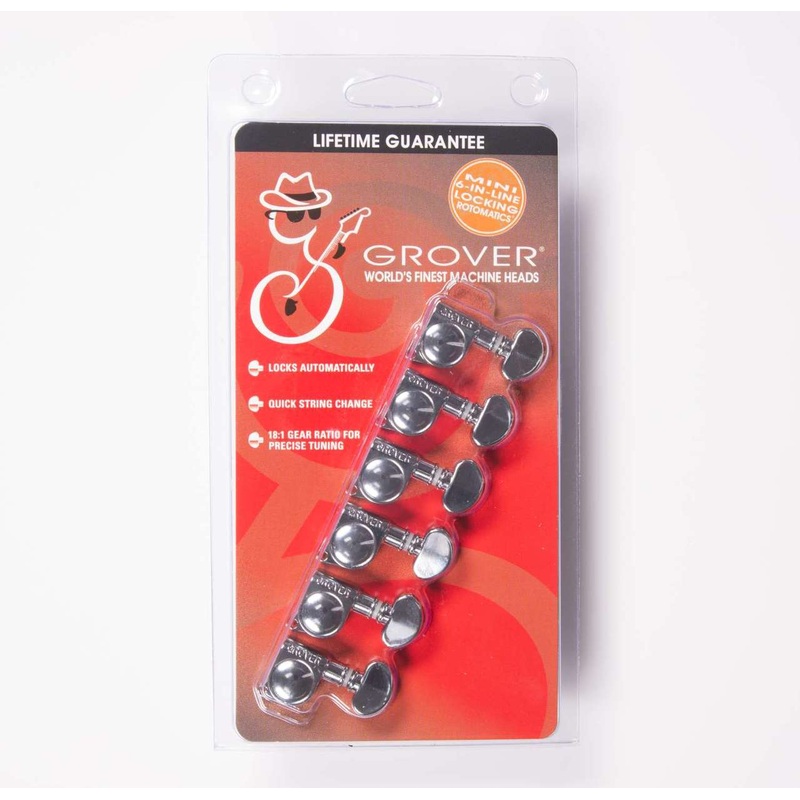 grover-406c6-mid-size-locking-rotomatic-6-in-line-tuners-chrome Grover 406C6 Mid-Size Locking Rotomatic 6 In line Tuners Chrome