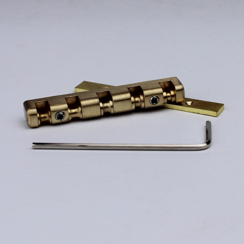 guyker-height-adjustable-brass-roller-guitar-nut-for-5-string-bass-brass Guyker Height Adjustable Brass Roller Guitar Nut For 5 String Bass Brass