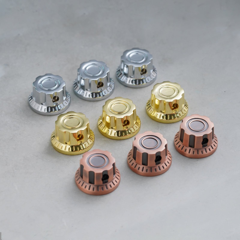 guyker-nkb-004-potentiometer-knob-set-gold-bronze-chrome-diameter-6mm-gold Guyker NKB-004 Potentiometer Knob Set Gold Bronze Chrome Diameter 6MM Gold