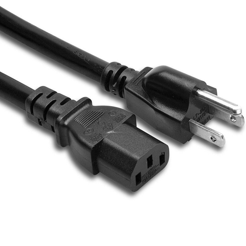 hosa-pwc-408-power-cord-iec-c13-to-nema-5-15p-8-ft Hosa PWC-408 Power Cord IEC C13 to NEMA 5-15P 8 ft