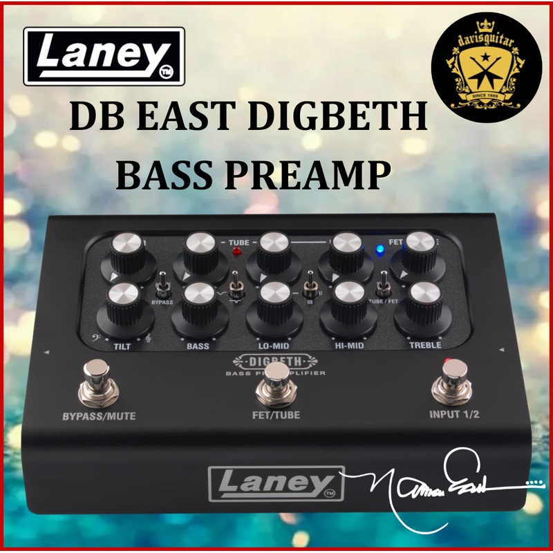 laney-nathan-east-db-east-pre-bass-preamp-made-in-uk Laney Nathan East DB-EAST-PRE Bass Preamp Made In UK