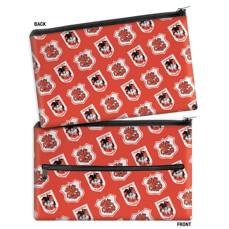 nrl-st-george-illawarra-dragons-pencil-case NRL - St George Illawarra Dragons Pencil Case