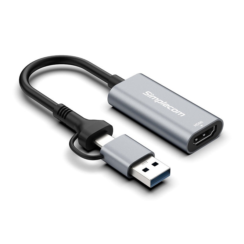 simplecom-usb-3-0-and-usb-c-to-hdmi-fhd-video-card-adapter-da306c Simplecom USB 3.0 and USB-C to HDMI FHD Video Card Adapter (DA306C)