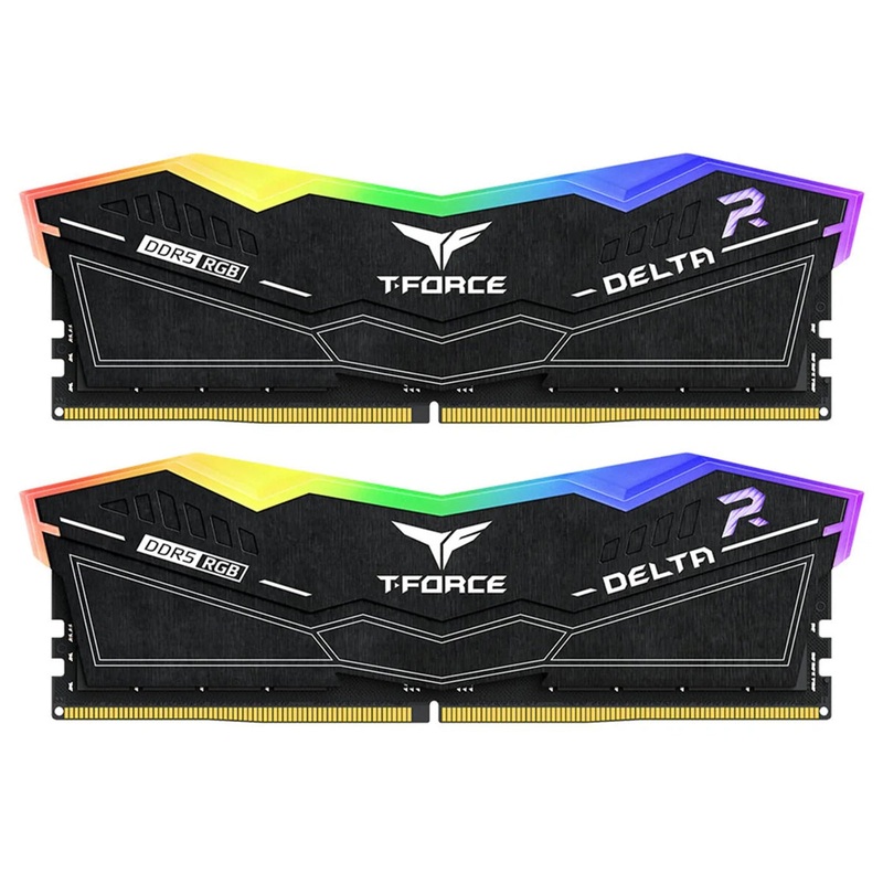 team-group-t-force-delta-16gb-2-x-8gb-ddr5-rgb-5200mhz-cl40-desktop-ram-black Team Group T-Force Delta 16GB (2 x 8GB) DDR5 RGB 5200MHz CL40 Desktop RAM (Black)