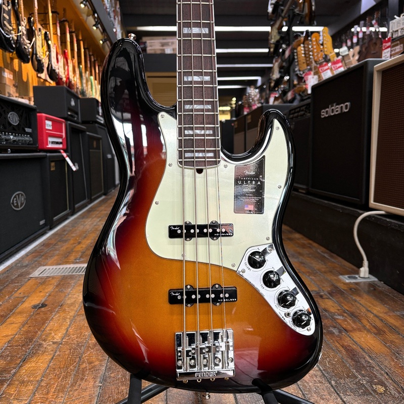 fender-american-ultra-jazz-bass-2023-ultraburst-w-rosewood-fingerboard-hard-case Fender American Ultra Jazz Bass 2023 Ultraburst w/Rosewood Fingerboard, Hard Case